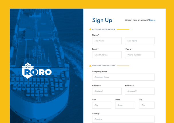 A thumbnail showing the new design for RORO.com